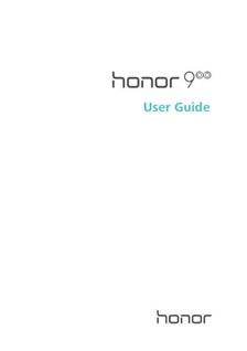Huawei Honor 9 manual. Smartphone Instructions.